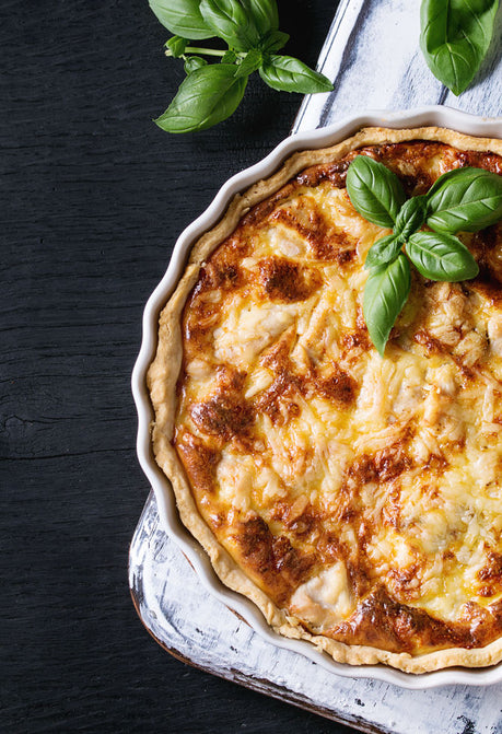 Crab and Ginger Tart