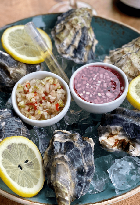 Simple Dressed Oysters
