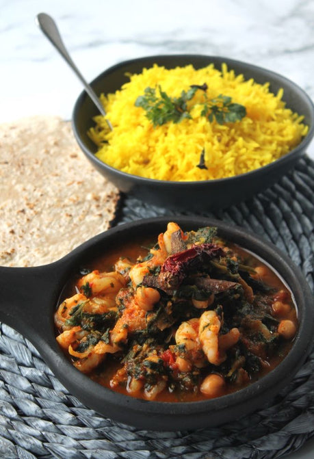 King Prawn & Chickpea Sagg