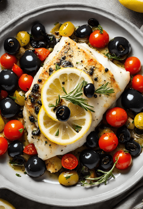 Mediterranean Baked Cod