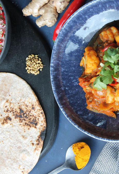 King Prawn, Monkfish & Vegetable Balti
