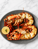 Cooked Lobster With Garlic Butter