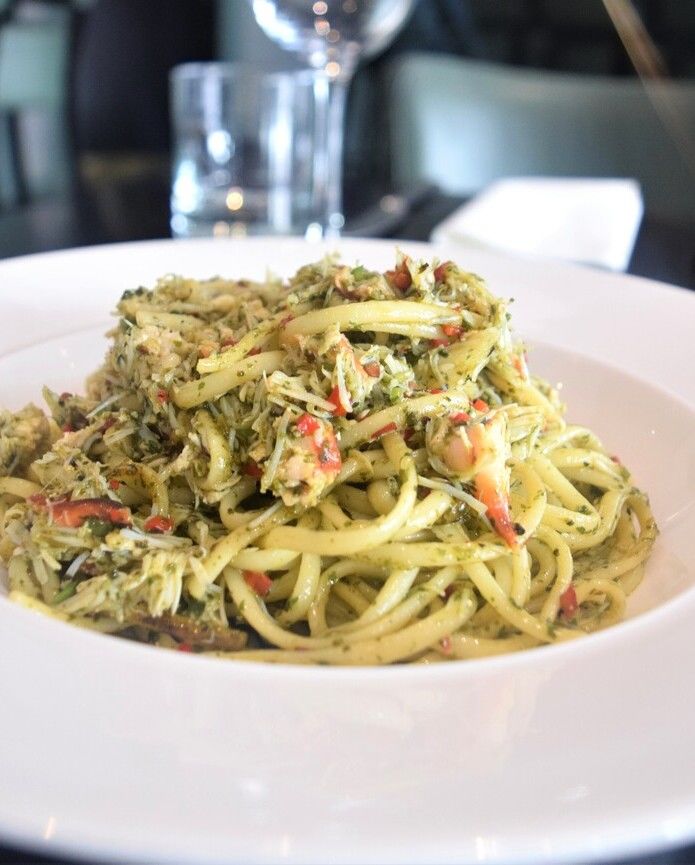Crab Linguine With Chilli, Lemon & Coriander