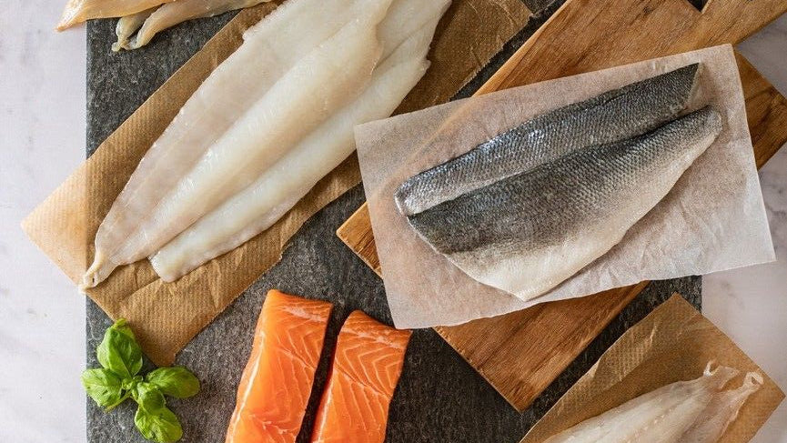 Fresh fish selection