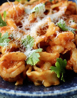 KING PRAWN LINGUINE FRA DIAVOLO, PARMIGIANO REGGIANO