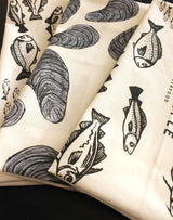 Mussel Design Tea Towel
