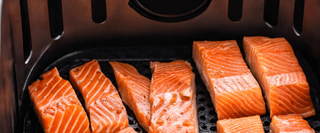 Airfryer Hot Honey Glazed Salmon
