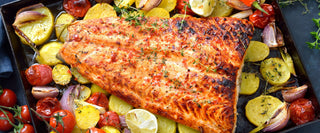 Baked Salmon in a Chilli Honey Marinade