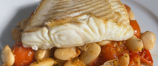 Halibut with Butter Beans