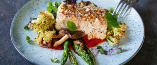 Hazelnut Crusted Halibut