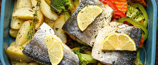 Italian Roasted Sea Bass Traybake