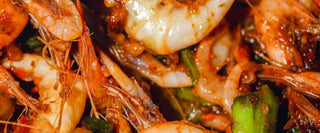 Langoustine and samphire stir fry